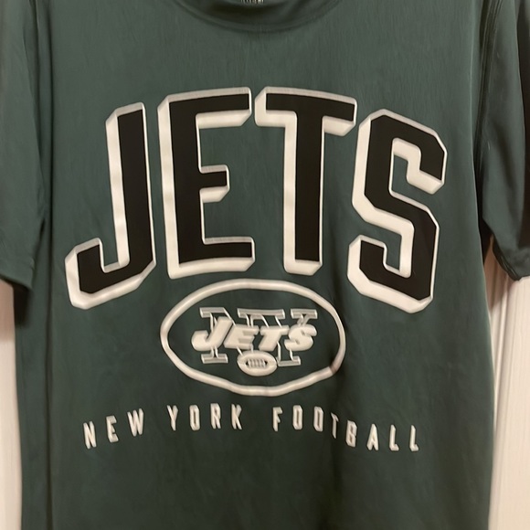 NWOT NFL JETS football short sleeve shirt size kids small - Picture 2 of 7